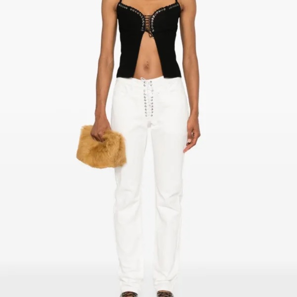 Ludovic de Saint Sernin
lace-up jeans